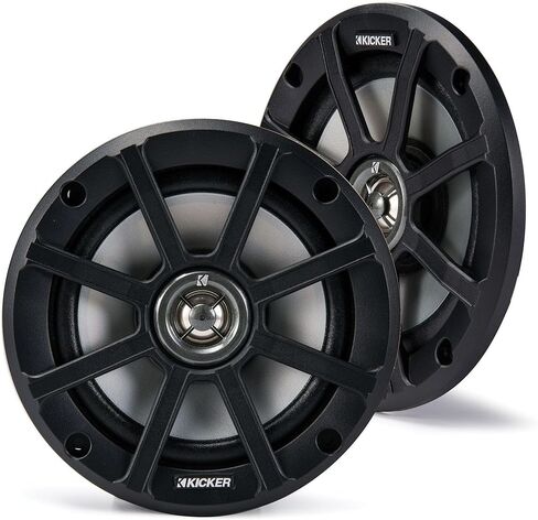 Kicker 51PSC654 PSC65 6.5-Inch PowerSports Weather-Proof Coaxial Speakers, 4-Ohm (Renewed) in Saudi Arabia