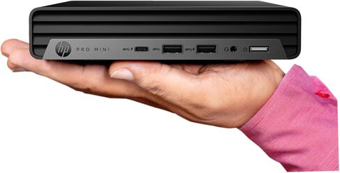 كمبيوتر مكتبي صغير HP Pro 400 G9، وحدة معالجة مركزية Intel i3، ذاكرة وصول عشوائي DDR5 سعة 16 جيجابايت، محرك أقراص PCIe SSD سعة 1 تيرابايت، دعم عرض ثلاثي 4K، USB-C، تصميم فائق الهدوء، Wi-Fi 6، لوحة مفاتيح وماوس، Windows 11 Pro in Kuwait