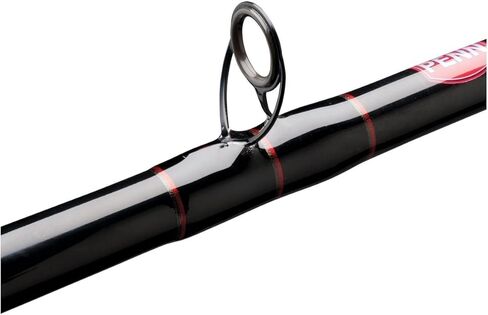 PENN Rampage 6’ Nearshore/Offshore Boat Conventional Rod; 1-Piece Fishing Rod, 20-50lb Line Rating, Medium Heavy Rod Power, Moderate Fast Action, Tubular Glass Blank for Extra Strength in Saudi Arabia
