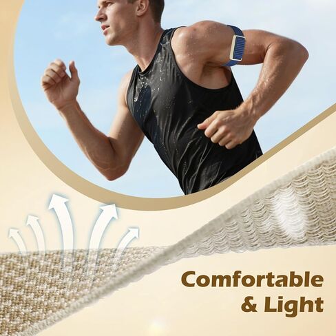 Yeahxing Bicep Strap for Polar Loop - Visible Armband 2.0 Replacement Strap with Polar Loop (2025), Secure Hook and Loop Closure, Soft Breathable Comfortable Adjustable Wristband for Men Women in Saudi Arabia