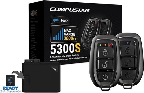 Compustar CS930-S All-in-One Remote Start Bundle - Two 1-Way, 3-Button Remotes G17 AM Water-Resistant Remotes 1,500-Ft. Max Range Keyless Entry Remote-Start-System in Saudi Arabia
