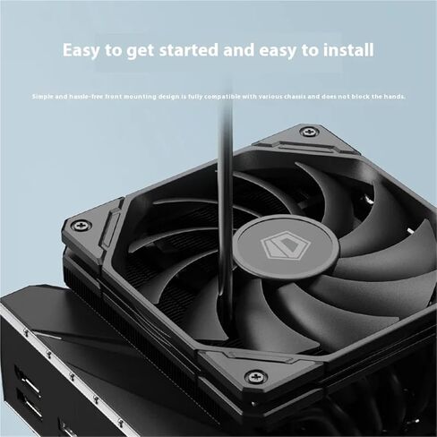 IS-67-XT 67mm Low Profile Computer CPU Cooler Heatsink ITX 6 Heat Pipe Air-Cooled Radiator in Saudi Arabia