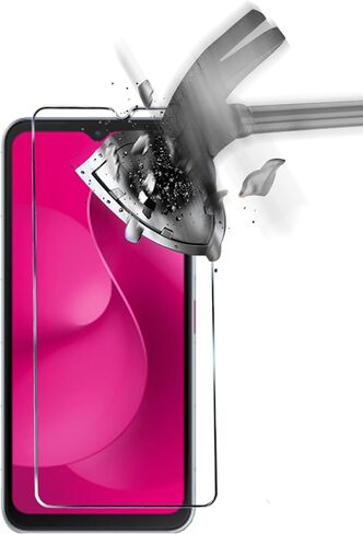 عبوة من 3 واقيات شاشة من الزجاج المقوى لجهاز T-Mobile REVVL 8، مضادة للخدش، خالية من الفقاعات، صلابة 9H in Saudi Arabia