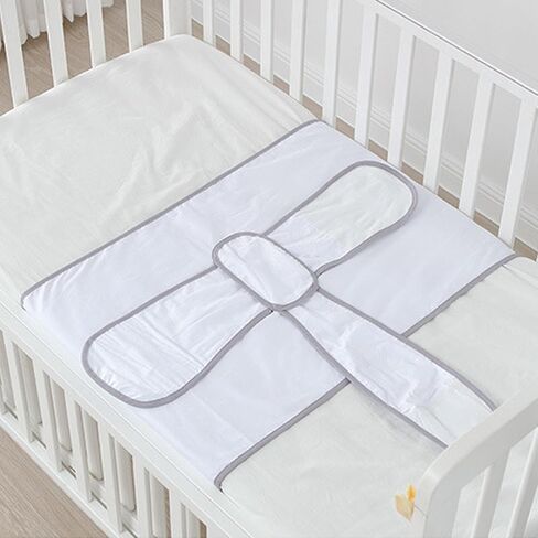 Gonetre Cotton Swaddle Blanket with Detachable Belly Band Prevent Rolling Over and Soothe Baby Sleep Suitable for Newborns and Infants in Saudi Arabia