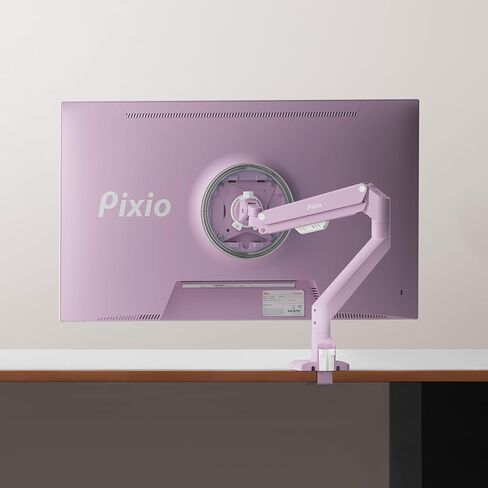 Pixio PX248 Wave Pink 24 بوصة 200 هرتز معدل تحديث FHD 1080 بكسل دقة لوحة IPS سريعة 1 مللي ثانية GTG وقت استجابة شاشة الألعاب وPS1S Wave Pink ذراع شاشة واحدة in Kuwait