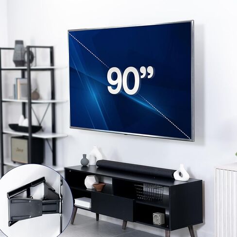 VIVO Telescoping TV Wall Mount, Fits up to 90 inch Screens, Holds 50 lbs, Adjustable Low Profile VESA Bracket, Black, MOUNT-TVUS90 in Saudi Arabia