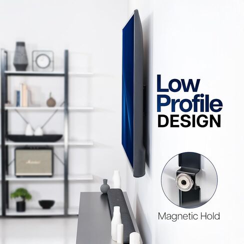 VIVO Telescoping TV Wall Mount, Fits up to 90 inch Screens, Holds 50 lbs, Adjustable Low Profile VESA Bracket, Black, MOUNT-TVUS90 in Saudi Arabia