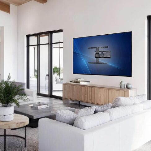 VIVO Telescoping TV Wall Mount, Fits up to 90 inch Screens, Holds 50 lbs, Adjustable Low Profile VESA Bracket, Black, MOUNT-TVUS90 in Saudi Arabia