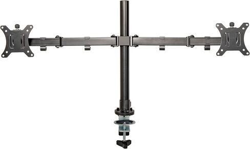 Elevon Dual Monitor Stand for 13-32 inch Computer Screens, Full Adjustable Two Screen Computer Monitor Arm, VESA Mount with C-Clamp/Grommet Base in Kuwait