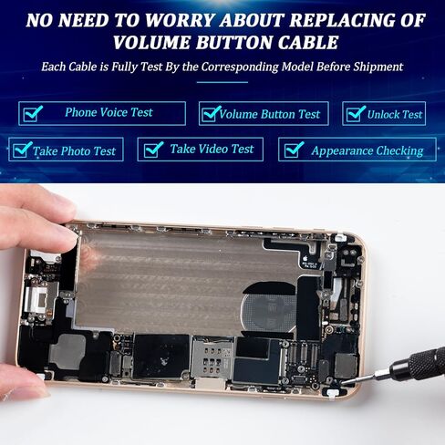 Volume Button Flex Cable for Samsung Galaxy A15 4G 5G Volume Control Button Key Flex Cable for Samsung Galaxy A15 4G A155/A15 5G A156 Replacement with Repair Tools in Saudi Arabia