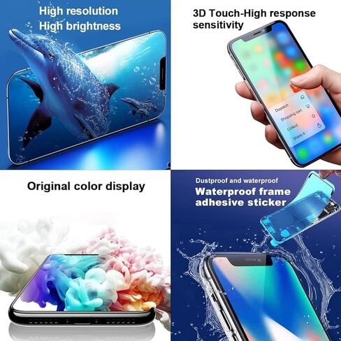 ZOETEC Screen Replacement for iPhone 16e LCD Retina Display 3D Touch Screen Digitizer Frame Assembly with Repair Tool Kits, Waterproof Adhesive, Tempered Glass in Saudi Arabia