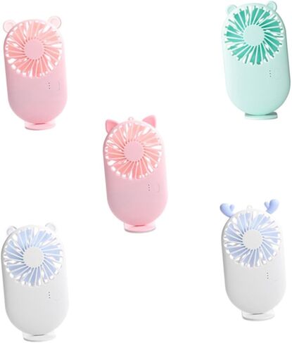 NOLITOY USB Rechargeable Mini Silent Fan Portable Desktop Cooling Fan for Office and Home Use Green Mute USB in Kuwait