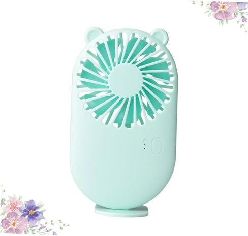 NOLITOY USB Rechargeable Mini Silent Fan Portable Desktop Cooling Fan for Office and Home Use Green Mute USB in Kuwait