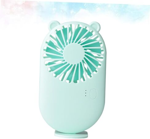 NOLITOY USB Rechargeable Mini Silent Fan Portable Desktop Cooling Fan for Office and Home Use Green Mute USB in Kuwait