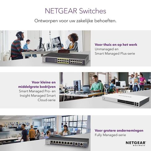 NETGEAR (GS110TPv3) 8-Port Gigabit PoE+ Ethernet Smart Managed Pro Switch with 2 SFP Ports and Cloud Management in Saudi Arabia