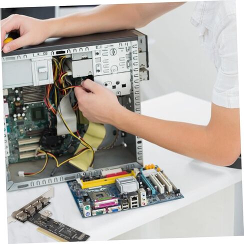بطاقة محول تمديد USB TEHAUX Pci-e Pcie Riser مع مصدر طاقة مدمج متوافق مع أجهزة USB لأجهزة الكمبيوتر المكتبية والأداء المستقر والتوافق مع وحدة التحكم المضيفة in Kuwait
