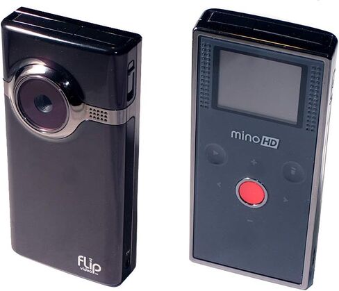 كاميرا فيديو Flip MinoHD - أسود، 4 جيجابايت، ساعة واحدة (الجيل الأول) in Kuwait