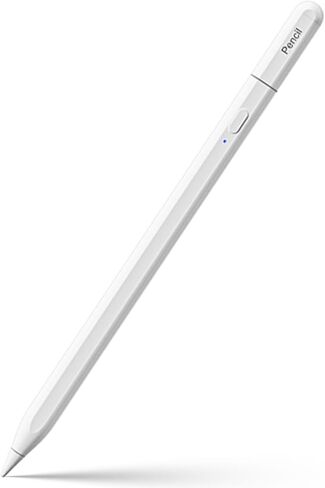 قلم شاشة لجهاز iPad 2018-2025، مفتاح سهل الاستخدام وقلم USB-C للشحن السريع، رفض راحة اليد، حساسية للإمالة، اتصال أكثر استقرارًا in Saudi Arabia