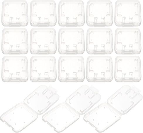 Kisangel 24Pcs Memory Card Storage Case Holder for Secure Digital and Cards Cover Medium Thickness Organizer for Photographers and Gamers in Saudi Arabia