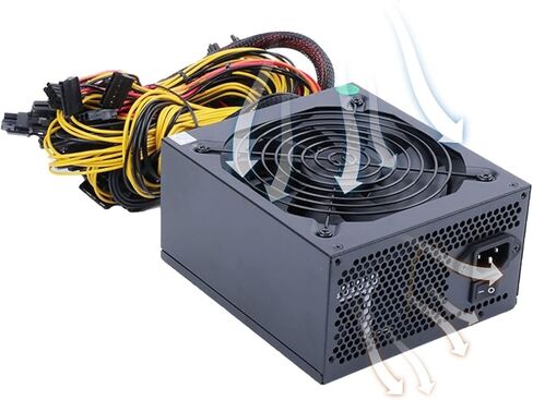 2000 واط 2400 واط 2600 واط 180 فولت-260 فولت ATX ETH بيتكوين التعدين اللوحة الأم مزود الطاقة مع BTC-S37 D37 T37 للتعدين BTC جهاز تعدين البيتكوين (2600 واط) in Kuwait