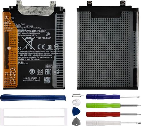 Duotipa New Replacement Battery BM5V for Redmi Note 13 Pro 5G / Poco X6 5G with Repair Tools Kit in Saudi Arabia