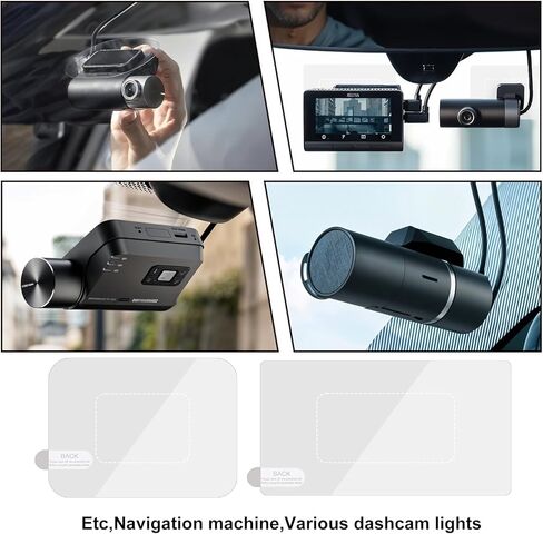 8 Pcs Windshield Electrostatic Sticker, Windshield Sticker Static Cling Window Films Electrostatic Protection Film Clear Weatherproof Stickers Car Window Stickers for Mounting Dashcam Anti-Scratch in Kuwait