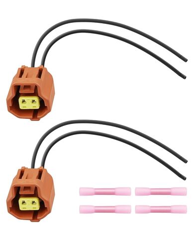 2 Pcs Engine Variable Valve Timing Vvt Solenoid Connector Wiring Harness Pigtail Plug Fit for Ford F150 F250 F350 Super Duty Mustang Explorer Expedition 4.6L 5.4L Fit for Lincoln Mark Navigator in Saudi Arabia