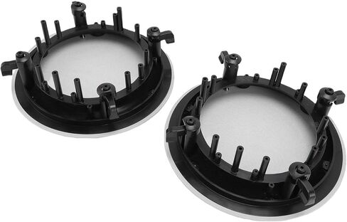 Ceiling Speaker Grille Covers, 2Pcs White Round Commercial Ceiling Speaker Grill for Speaker, Speaker Decorative Ring DIY Speaker Accessory Part in Saudi Arabia