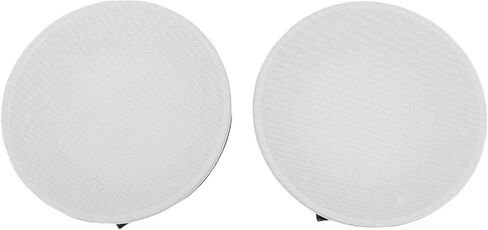 Ceiling Speaker Grille Covers, 2Pcs White Round Commercial Ceiling Speaker Grill for Speaker, Speaker Decorative Ring DIY Speaker Accessory Part in Saudi Arabia