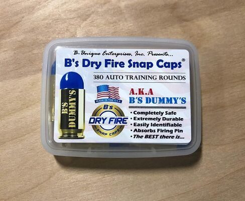 قبعات B's Dry Fire المفاجئة - A.K.A. B's Dummy's - قبعات التدريب التلقائي Dummy 380 (7 عبوات) (النحاس الأزرق) in Kuwait