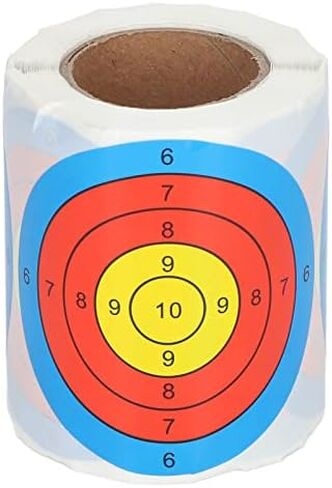 Target Stickers Roll, 3 Inches Self Adhesive 200 Sheets Multiple Colors Target Stickers Roll for Archery Training in Saudi Arabia