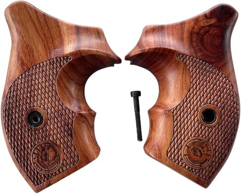 جديد! المقابض متوافقة مع إطار Taurus الصغير M85 605 850 851 905 941 .38 نمط حذاء خاص #01 (مصنوع يدويًا تايلاندي ويتم شحنه من تايلاند)، بني in Kuwait