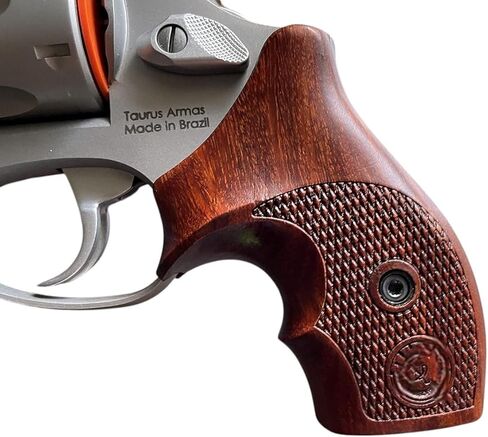 جديد! المقابض متوافقة مع إطار Taurus الصغير M85 605 850 851 905 941 .38 نمط حذاء خاص #01 (مصنوع يدويًا تايلاندي ويتم شحنه من تايلاند)، بني in Kuwait
