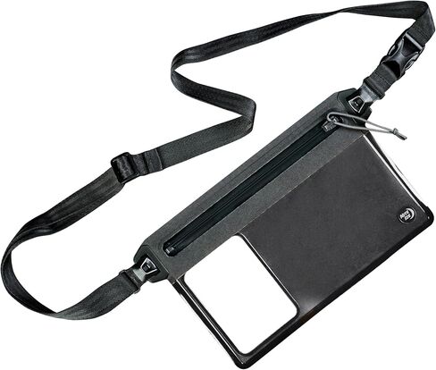 Nite Ize RunOff Waterproof Phone Belt Pouch - Adjustable Waterproof Belt Pouch for Phones & Other Essentials - Clear & Touchscreen-Friendly - Uses Silent TRU Zipper Technology Smooth Zipper in Saudi Arabia