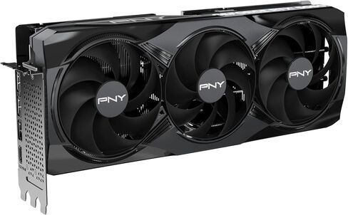 PNY NVIDIA GeForce RTX™ 5080 Epic-X™ ARGB OC Triple Fan, Graphics Card (16GB GDDR7, 256-bit, Boost Speed: 2775 MHz, PCIe® 5.0, HDMI®/DP 2.1, 2.99-Slot, NVIDIA Blackwell Architecture, DLSS 4) in Kuwait