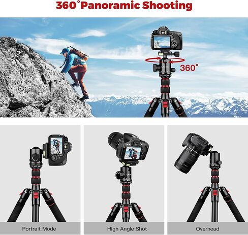 Camera Tripod, Ball Head Tripod, Heavy Duty Camera Tripod Stand in Saudi Arabia