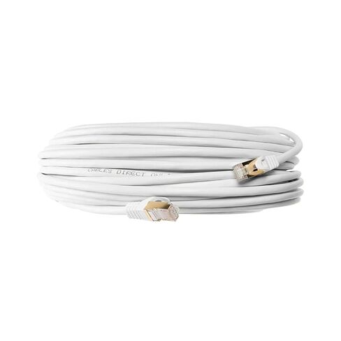 سلك تصحيح Cat7 SFTP Ethernet بطول 3 أقدام - كابل LAN نحاسي نقي 100%، مزدوج الحماية (رقائق معدنية + جديلة)، سترة PVC، موصل RJ45، 600 ميجاهرتز، تم اختباره على شكل فلوك (10 عبوات) in Kuwait