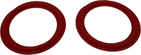 IMC Audio Red 10 inch Rubber Speaker Foam Edge Subwoofer Surround Rings Replacement Parts for Speaker Repair or DIY 2 Pieces in Saudi Arabia