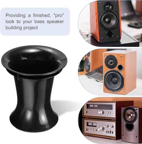 uxcell 82mm x 99mm Speaker Port Tube Subwoofer Tube Bass Woofer Box 2pcs in Saudi Arabia