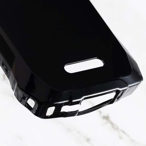 حافظة لهاتف Blackview BL7000 مع واقي شاشة من الزجاج المقوى، غطاء واقٍ من مادة TPU من السيليكون الناعم المرن المقاوم للصدمات - أسود in Saudi Arabia