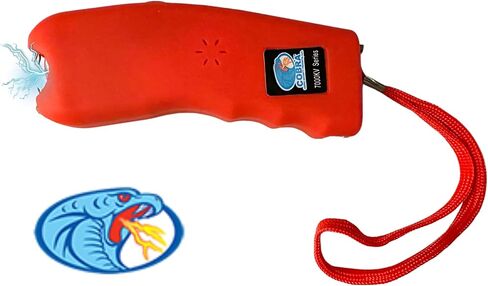 Cobra 007 Stun Gun - مصباح يدوي - 7000 كيلو فولت أو 7.000.000 فولت - دبوس الأمان صفارة الإنذار - الدفاع عن النفس - الردع الوقائي - الاستجابة التكتيكية السريعة - الطوارئ السريعة - الأمان - الشاحن المتكامل in Kuwait