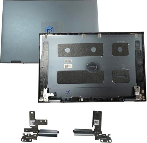 بديل لجهاز Dell Inspiron 5410 5415 7415 2 في 1 للكمبيوتر المحمول LCD الغطاء الخلفي العلوي والغطاء الخلفي مع غطاء مفصلات ومفصلات 0GWRR6 00TDMY 03VXN5 (أزرق) in Saudi Arabia