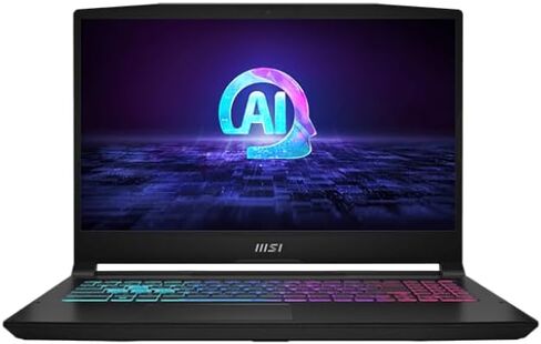 كمبيوتر محمول MSI Katana A15 AI B8VF 2024-15.6 بوصة FHD NVIDIA GeForce RTX 4060 - AMD Ryzen 7 8845HS 8 النواة - 64 جيجابايت DDR5 4 تيرابايت NVMe SSD - لوحة مفاتيح بإضاءة خلفية RGB رباعية المناطق Wi-Fi 6E - Win11 Pro 32 جيجابايت USB - أسود in Saudi Arabia