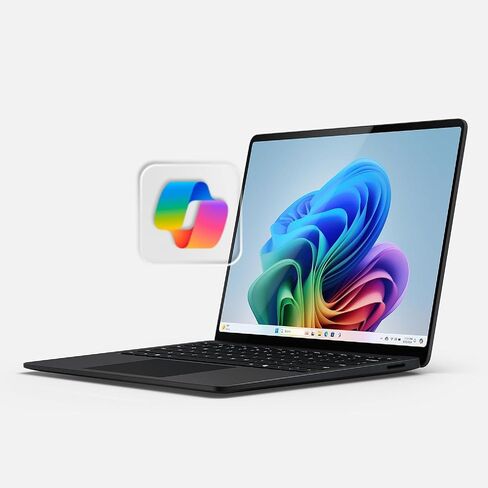 كمبيوتر محمول Microsoft Surface (2024)، نظام التشغيل Windows 11 Copilot+ PC، شاشة لمس 13.8 بوصة، Snapdragon X Elite (12 كور)، ذاكرة الوصول العشوائي 32 جيجابايت، تخزين SSD 1 تيرابايت، أسود in Kuwait