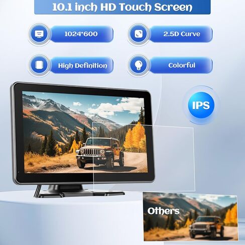 نظام كاميرا احتياطية 4 قنوات، شاشة عكس IPS مقاس 10.1 بوصة مع رؤية جانبية خلفية وكاميرا 4 AHD 1080P IR للرؤية الليلية DVR تسجيل كاميرا احتياطية شديدة التحمل للشاحنات/الحافلات/المقطورة/RV in Kuwait