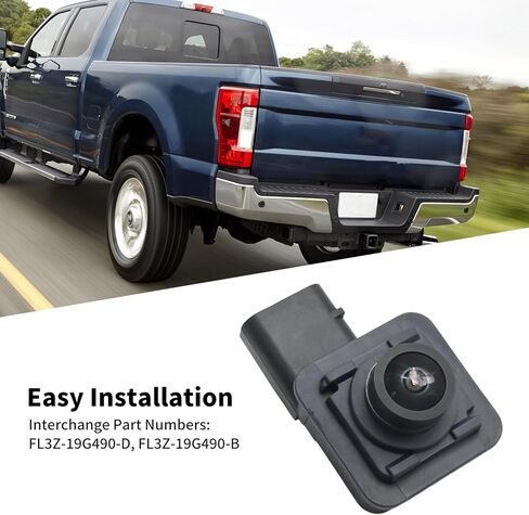 FL3Z-19G490-D Rear View Backup Camera Parking Assist Camera Replacement for Ford F-series 150 2015 2016 2017 Replace FL3Z-19G490-B in Saudi Arabia