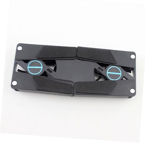 Veemoon 2 Pcs USB Laptop Cooler Cooling Pad with Dual Fans Foldable Non-Slip Stand for Gaming and Office Use in Saudi Arabia
