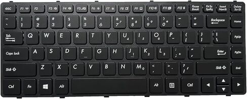 استبدال الكمبيوتر المحمول تخطيط الولايات المتحدة مع لوحة المفاتيح الخلفية لGETAC S410 G1 G2 G3 S410G1 S410G3 / S410 G3 6150e الإنجليزية مع الإطار S410 G1 G2 S410 G3 G4 CS603-C US YXT-24-38 NB1985 SE2DYQPAADTJ in Kuwait