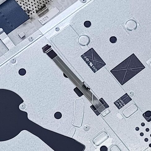 Laptop Replacement-Upper Case Palmrest & Backlit Keyboard Touchpad Assembly for HP 15 S-DY,15 S-DW,15 S-DU Models in Natural Silver with Fingerprint Reader P/N:L52154-001 in Saudi Arabia