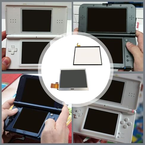 شاشة LCD بديلة من GRABOTE مع محول رقمي يعمل باللمس مطبق على Nintendo DS Lite NDSL- بدون ومضات in Saudi Arabia